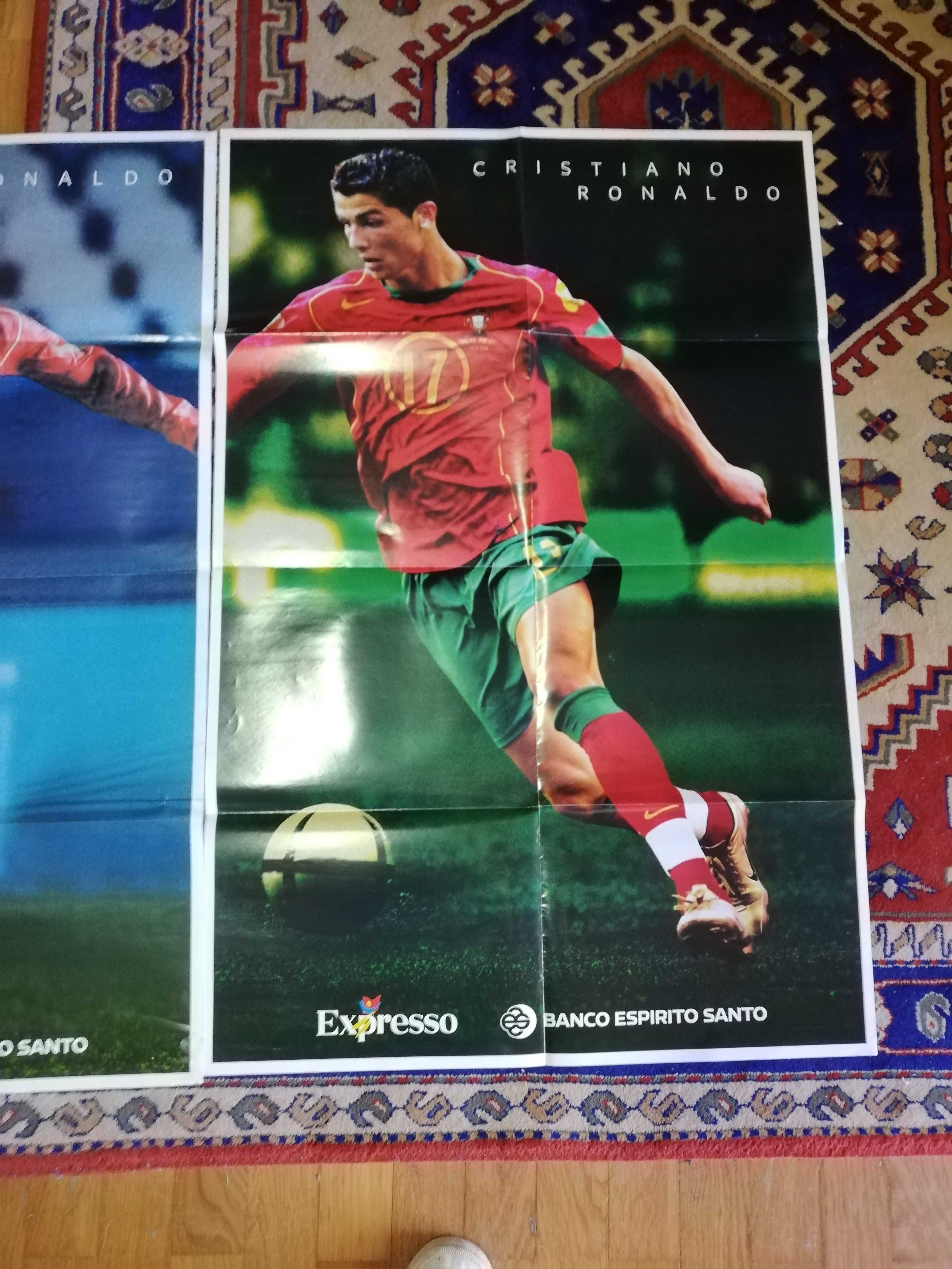 2 Posters Cristiano Ronaldo:  (100 x 60) cm
