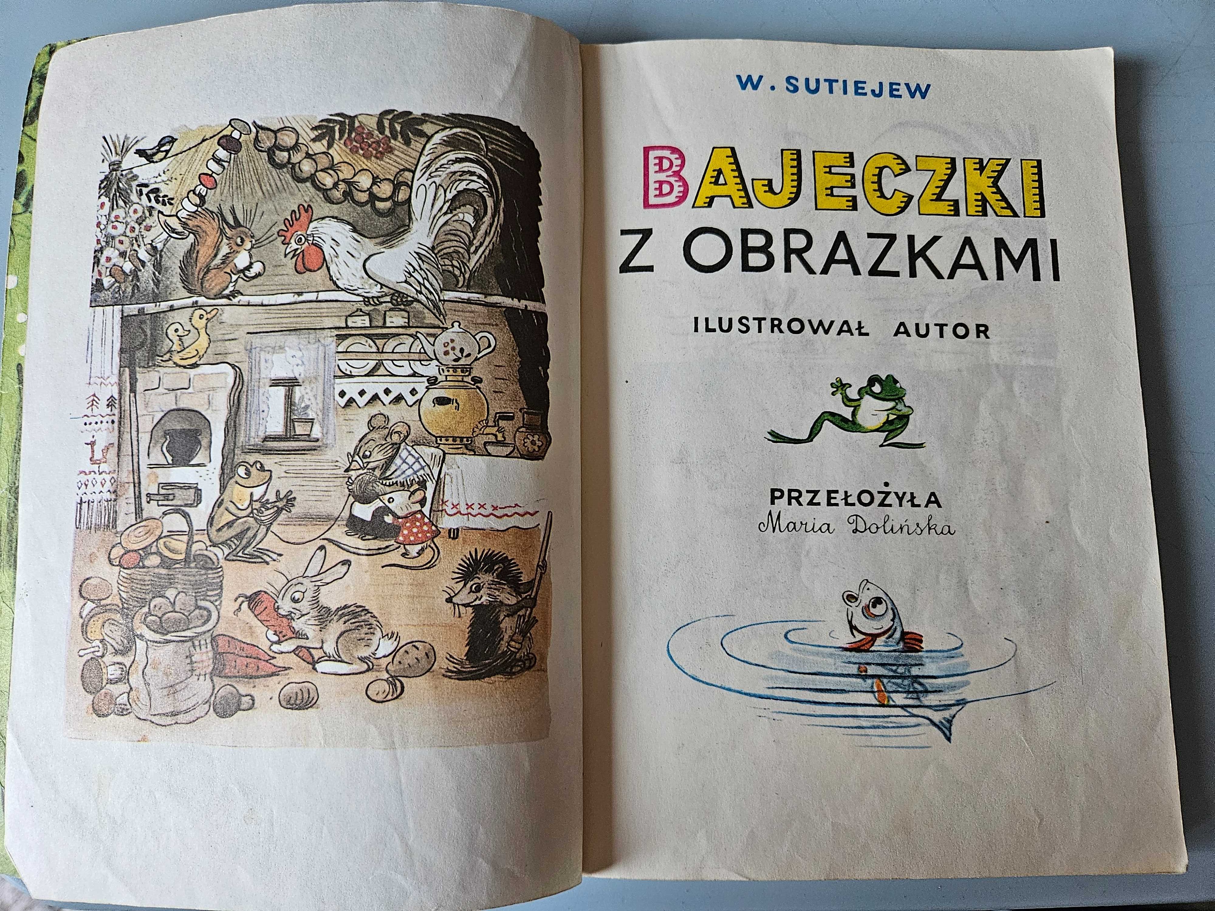 Książka Bajeczki z obrazkami W. Sutiejew