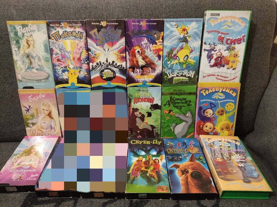 Продам мультфильмы/ аниме на VHS Видеокассеты/ відеокасети