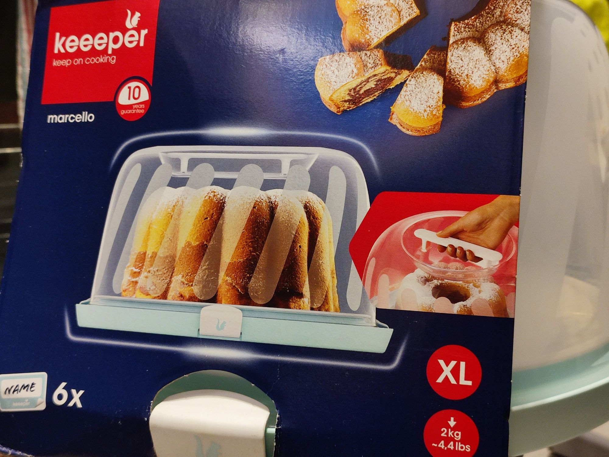 Keeeper Marcello XL 2kg - pojemnik na ciasto