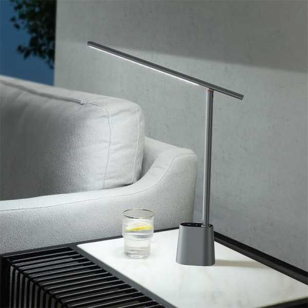 Акумуляторна портативна лампа Baseus Desk Lamp Grey USB-C (Сіра)