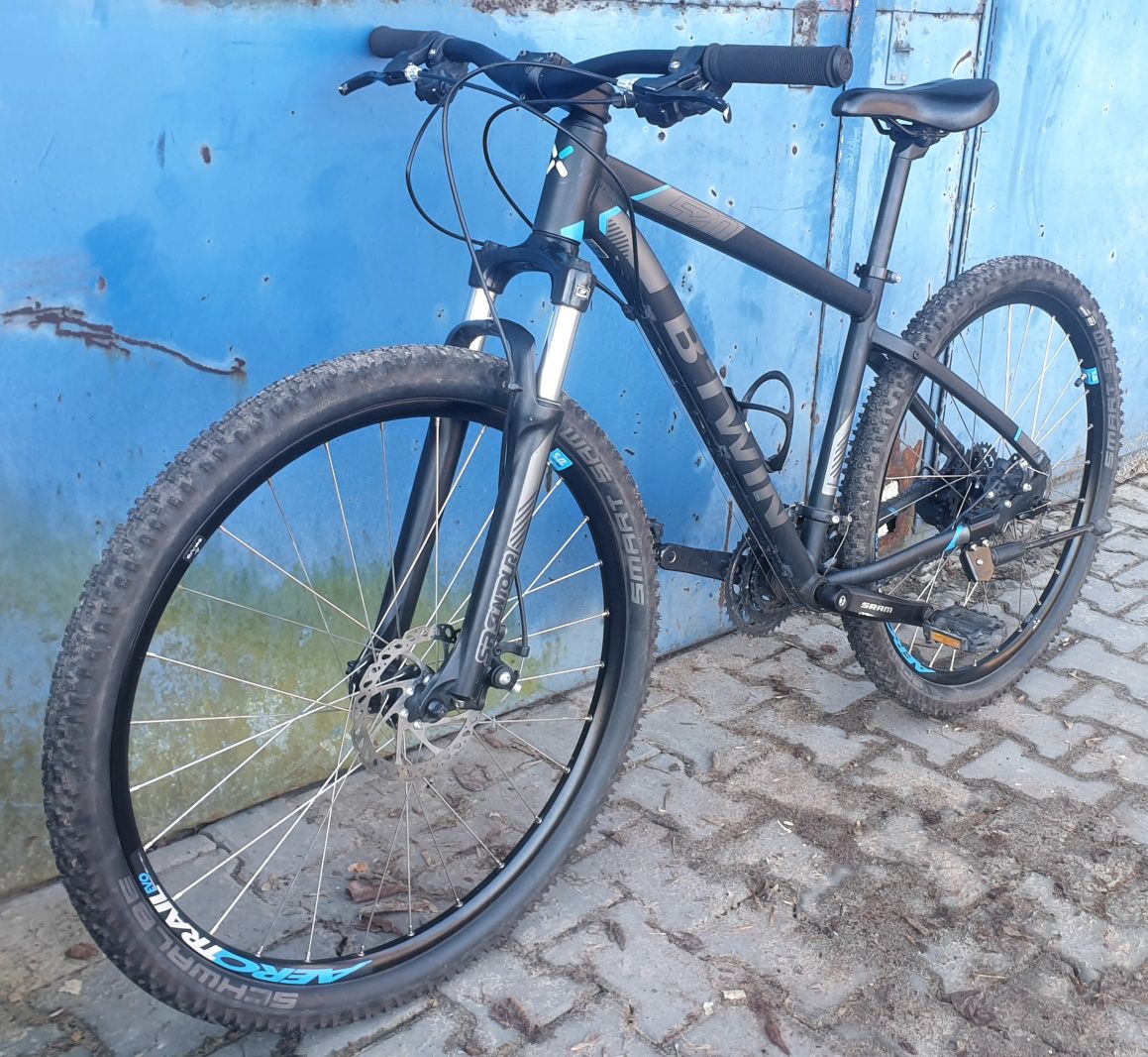 Rower górski 27,5" B'Twin Rockrider 520 tarcze amortyzator mtb góral