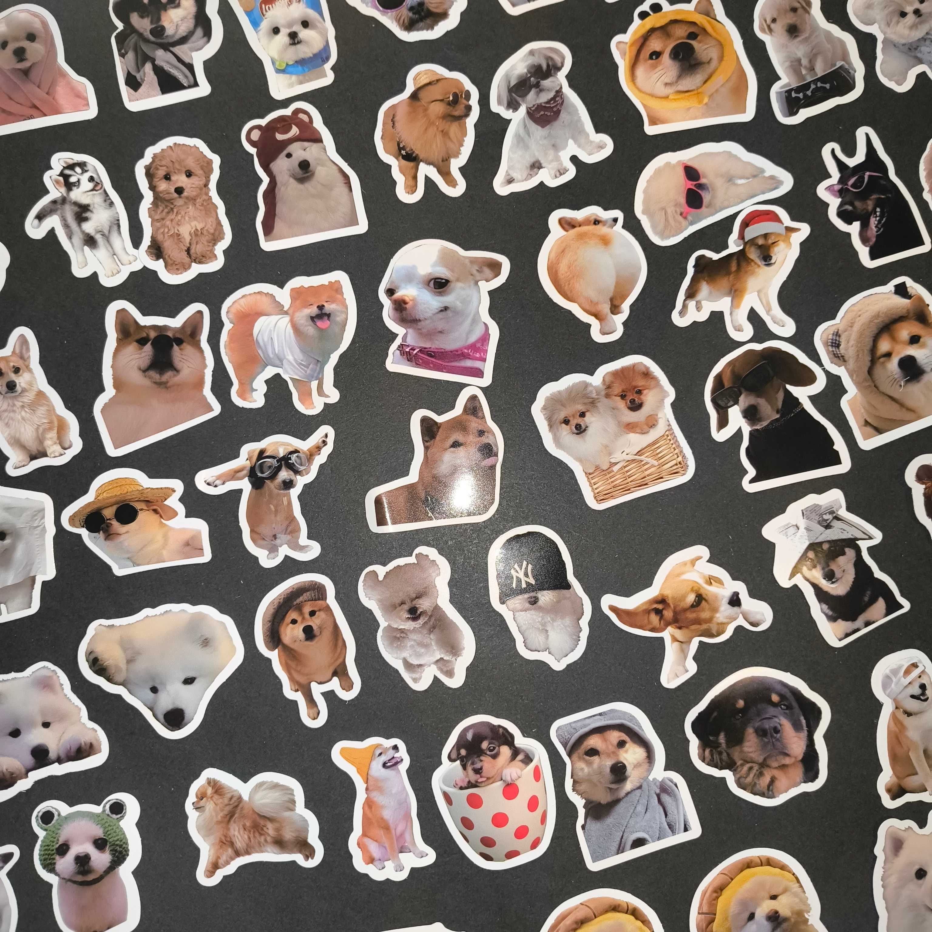 100 Autocolantes Stickers Cães