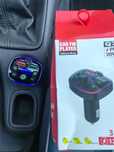 Transmiter samochodowy bluetooth USB Led