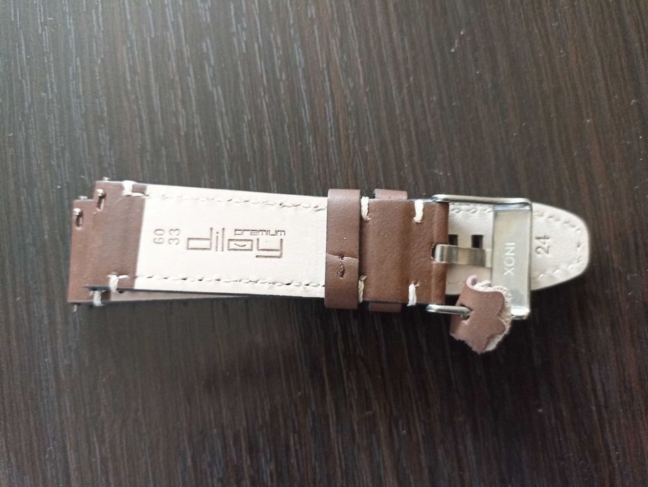 Skórzany pasek do zegarka 20 -24mm(NOWY)