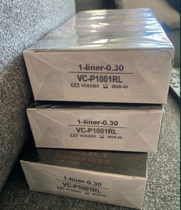 1 Round Liner EZ VSelect ( 0.30 ) картриджі, Голки, картридж тату