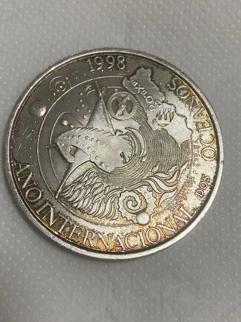 moeda 1000 escudos em prata
