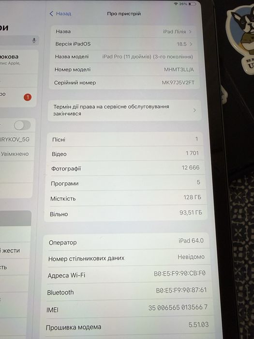 iPad pro 11 m1 128gb lte