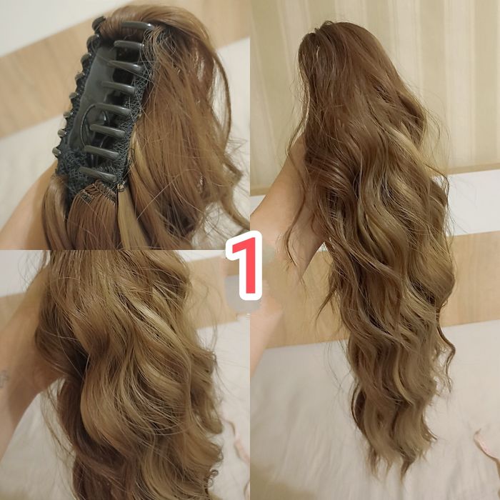 Накладний хвіст, перука, шиньон, волосся на заколці