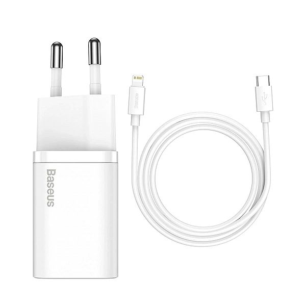 Baseus Super Si 1C szybka ładowarka USB Typ C 20W Power Delivery + kab