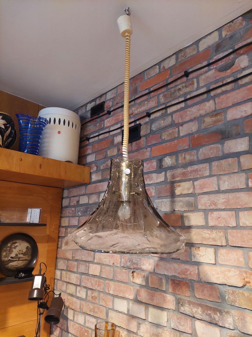 Lampa wiszaca ze szkla Murano proj.Carlo Nasona