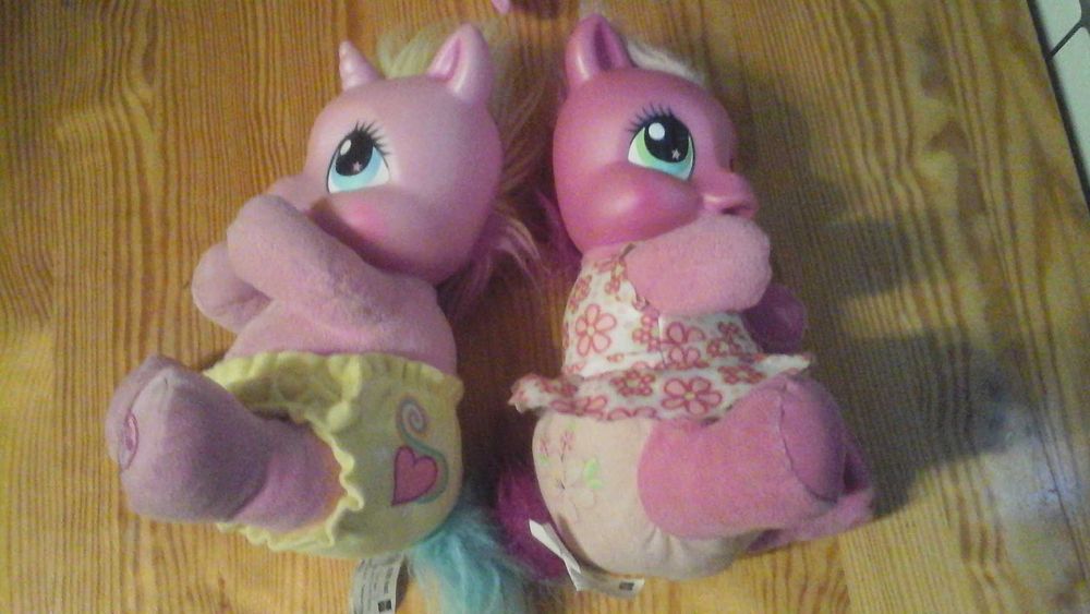 Kucyk my litle pony interaktywny 2szt. Łóżeczko Telefon j.polski