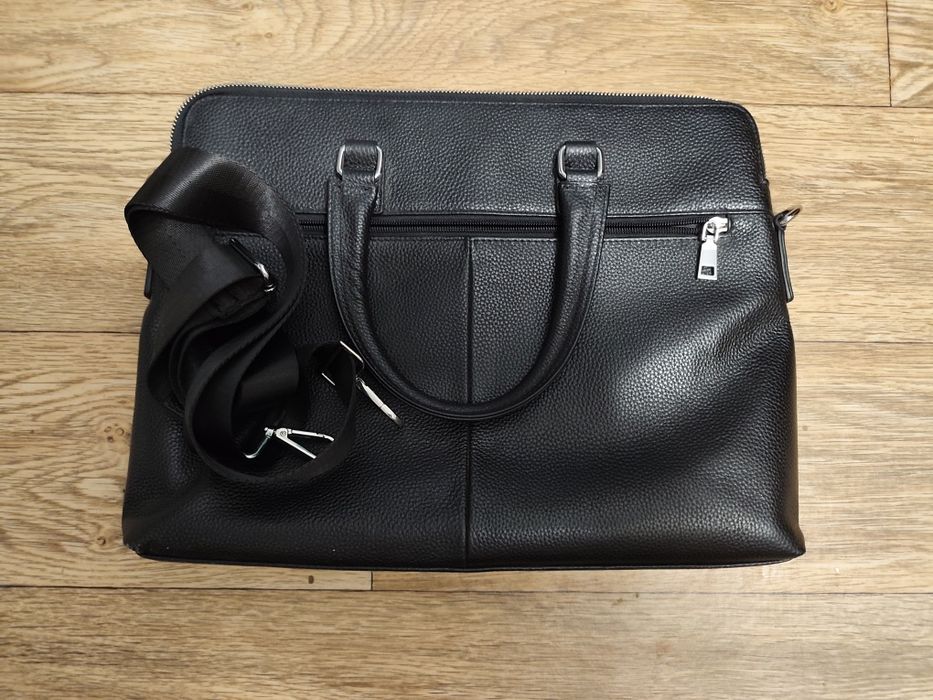 Сумка чоловіча шкіряна портфель Ricco Grande