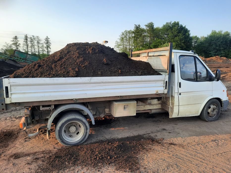 Ziemia ogrodowa przesiana czarnoziem  transport