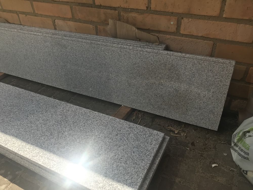 Nowe parapety granitowe różne wymiary