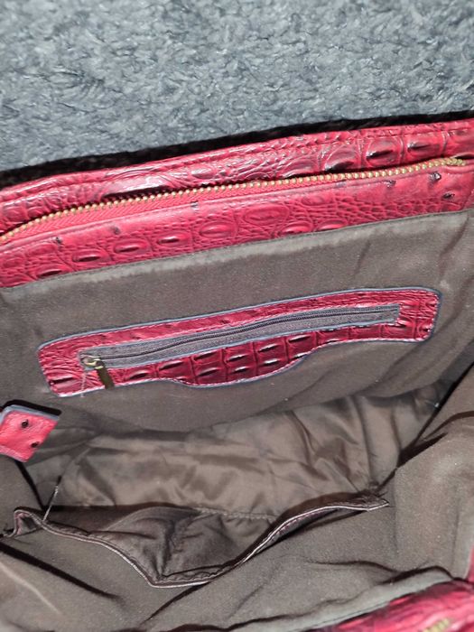 Сумка mulberry magenta ostrich bayswater