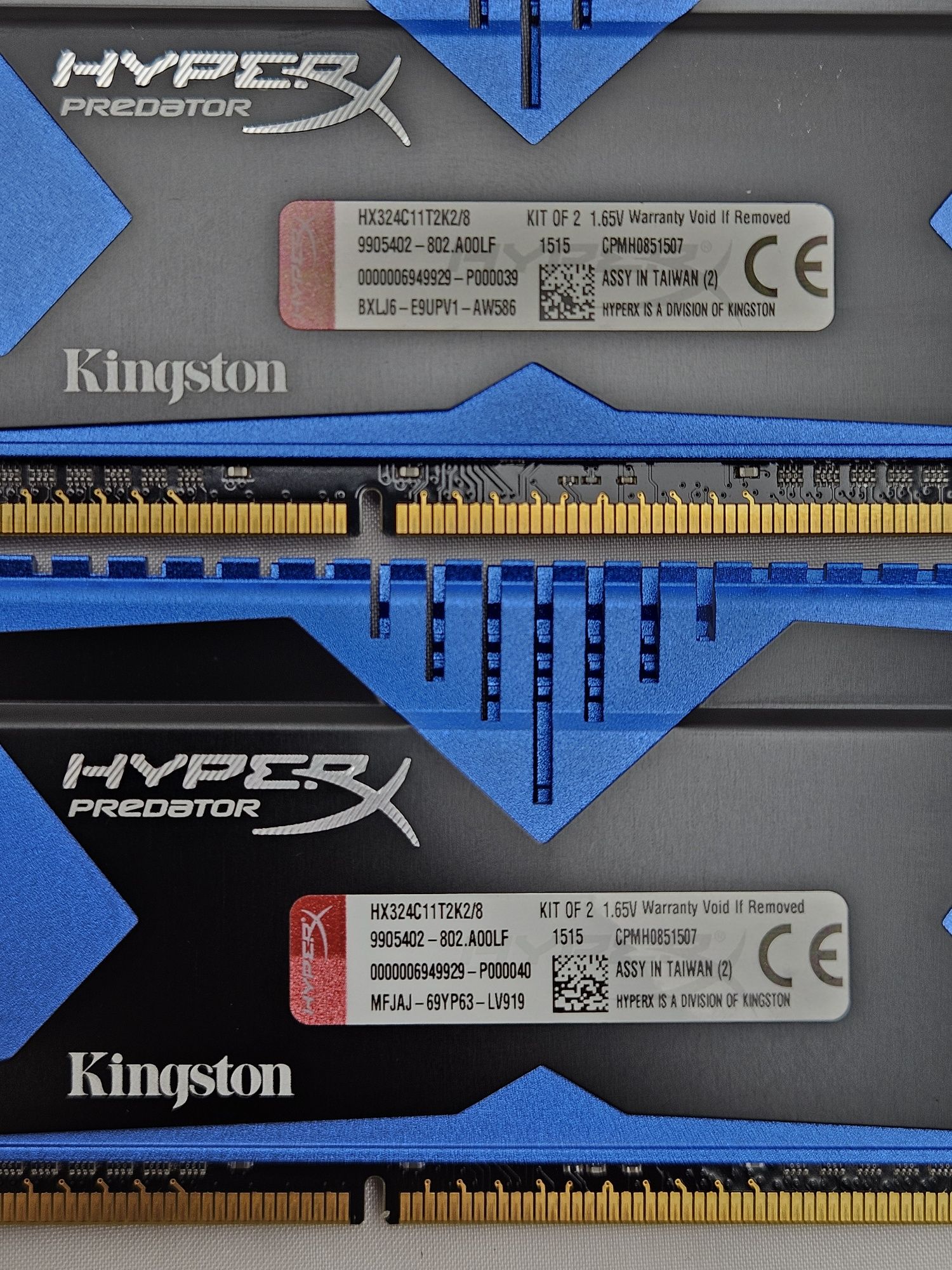 Pamięć DDR3 Kingston HyperX Predator 8GB 2x4GB PC2400Mhz