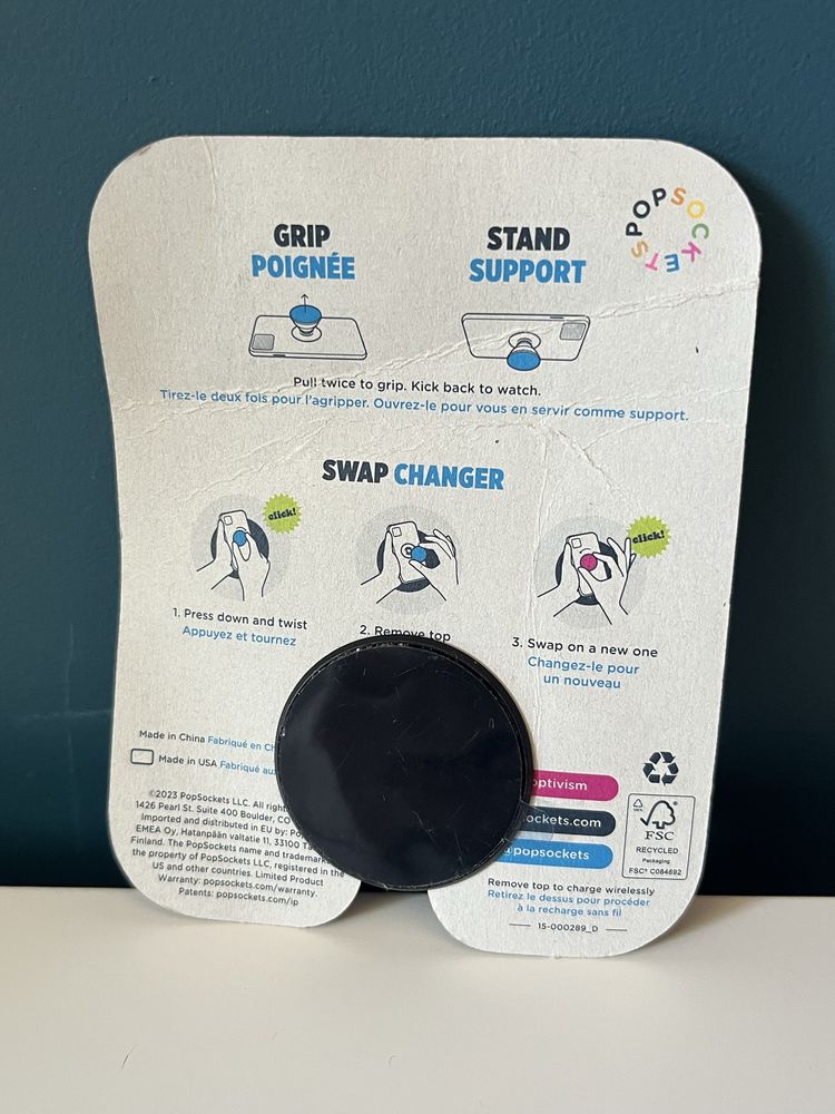 Uchwyty na smartfony PopSockets dwa