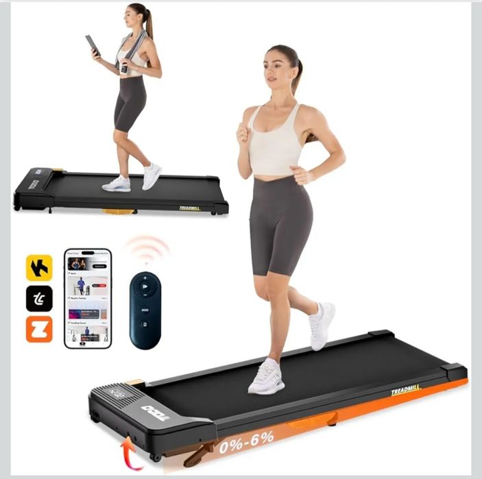 TODO Walking Pad, bieżnia do domu z nachyleniem, 1-6 km/h, elektryczna