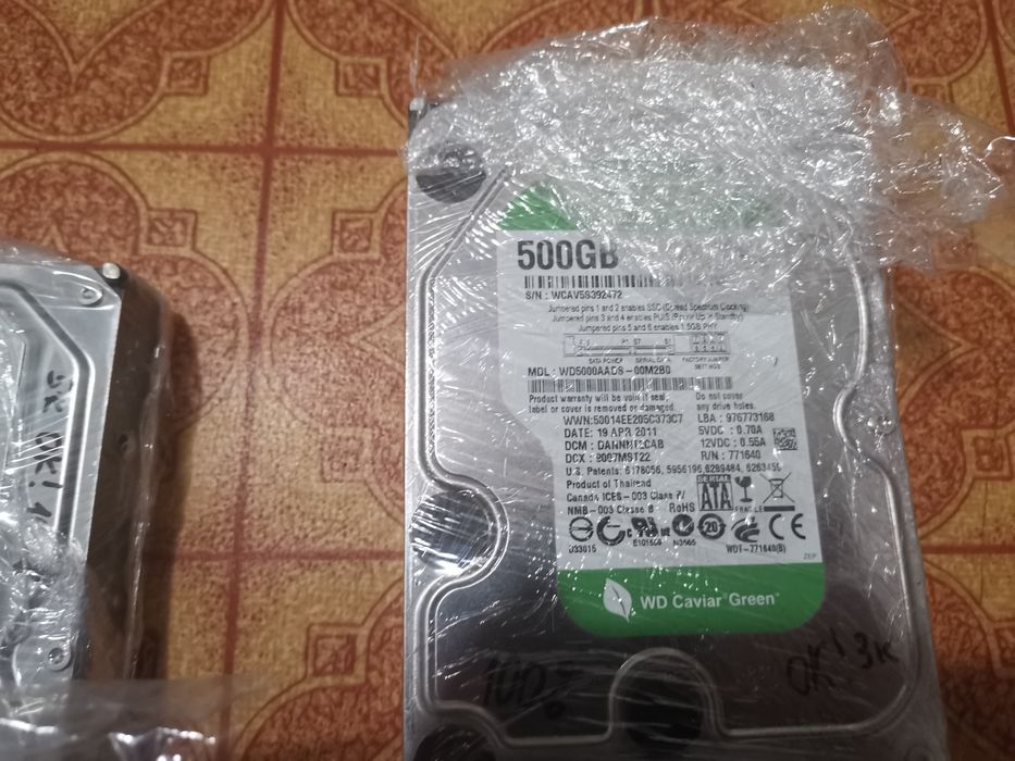 Жёсткие диски 3.5 для ПК 500гб 1тб 1,5Тб 3тб
