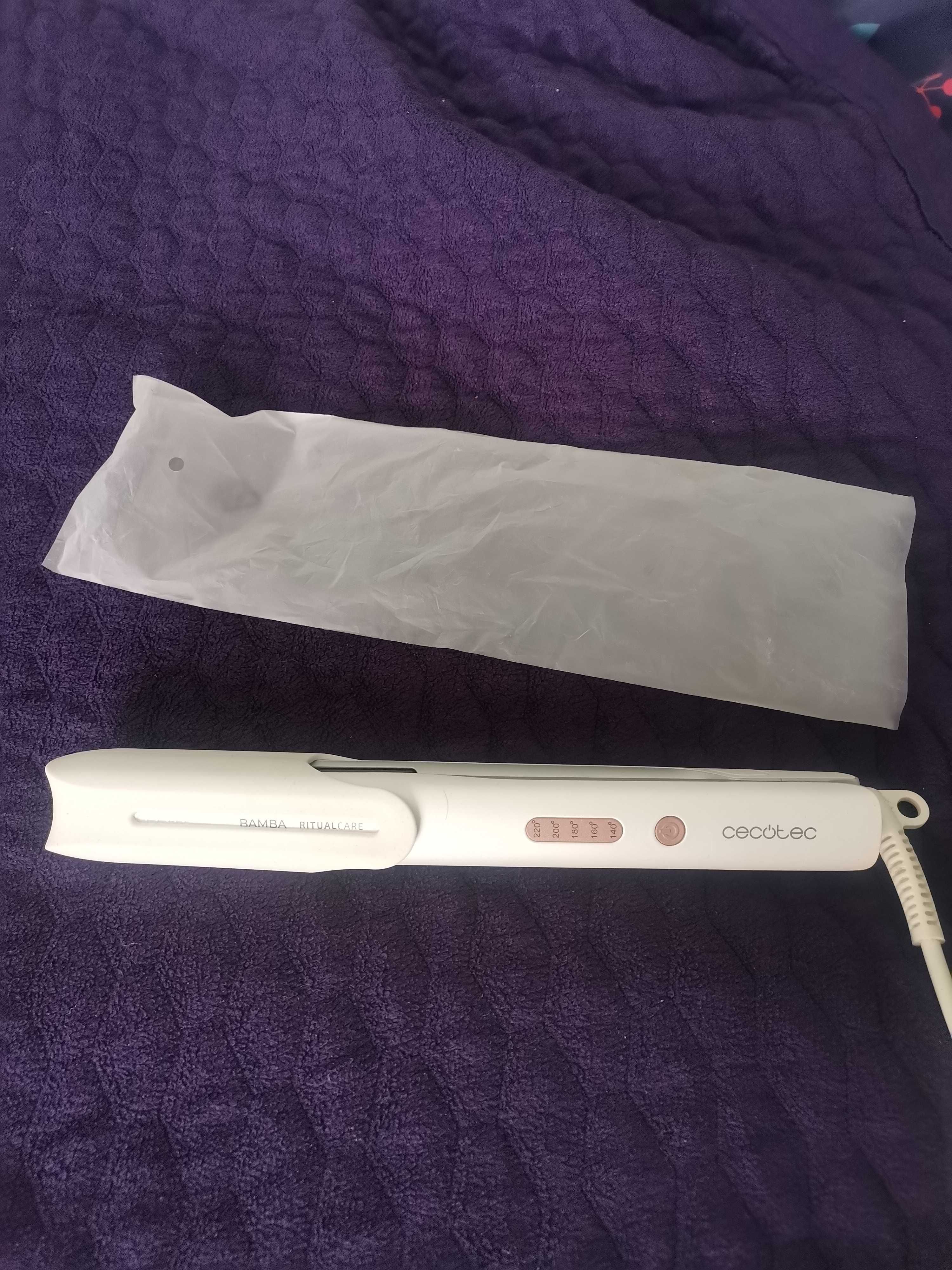 Prancha alisadora para cabelo muito eficiente