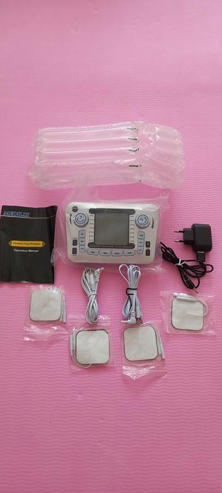 Двухканальный миостимулятор всего тела, цифровой импульсный массажер