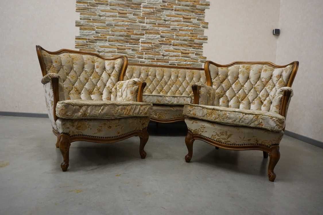 Zestaw Wypoczynek 3+1+1 Chippendale Warrings Ludwik Filip w-1004 -10%