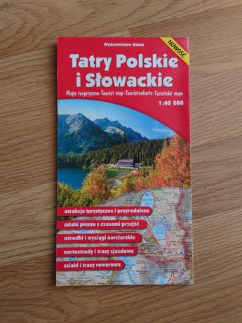 Tatry Polskie i Słowackie mapa turystyczna