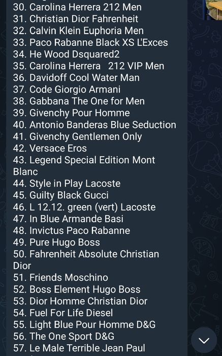 Парфуми на замовлення