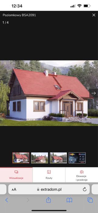 Projekt domu Poziomkowy