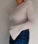 Sweter o splocie w prążki H&M rozm:S