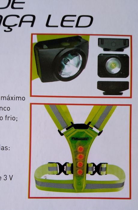 Suspensórios / Colete reflector LED