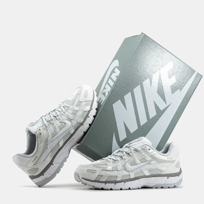 Кросівки Nike P-6000 White-Grey premium