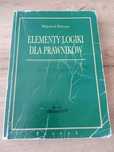 Elementy logiki dla prawników W. Patryas
