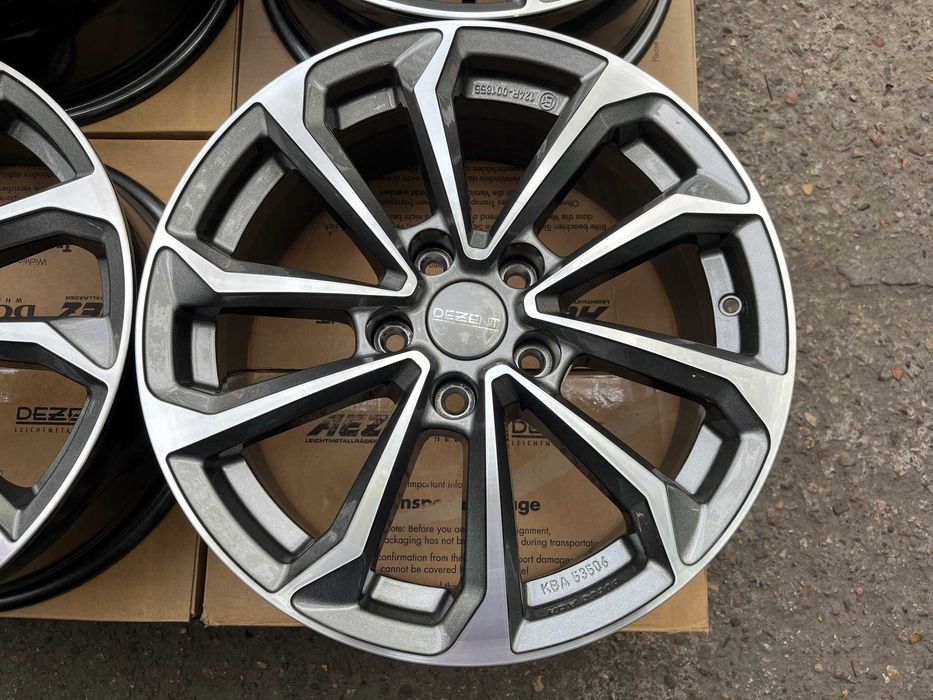 4x felgi DEZENT KS dark 17"x7" roz. 5x114,3 ET 43,5 HYUNDAI KIA MAZDA