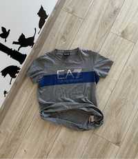 Szary T-shirt EA7 Emporio Armani mega