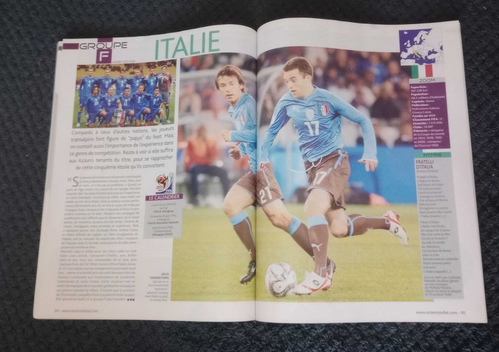 Revista Onze Mundial - Guia completo  Copa  Mundo 2010 Série Especial.