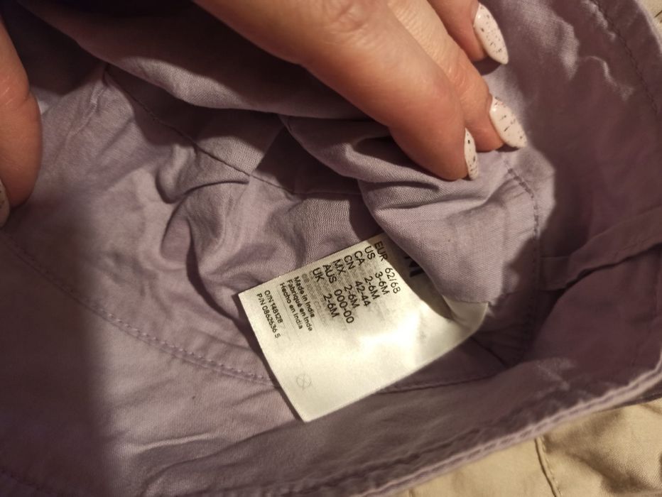 Kapelusz przeciwsłoneczny 2x 62/68 H&M
