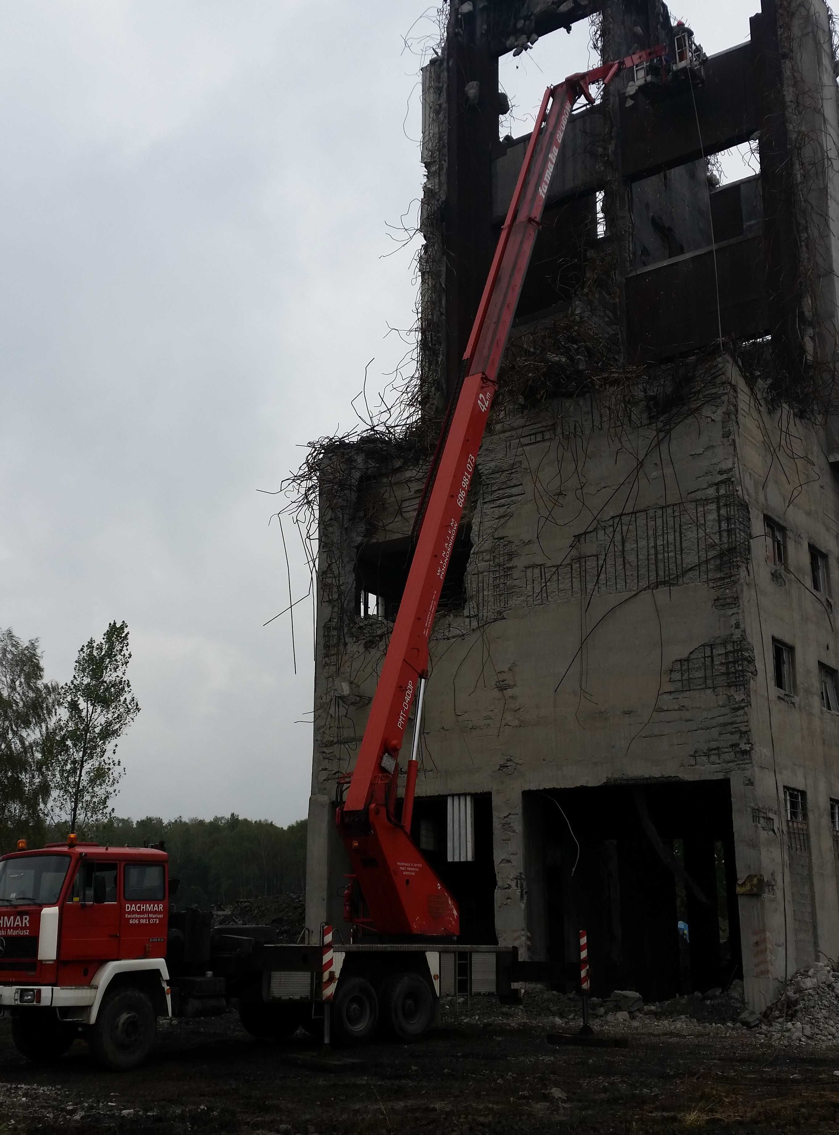 Podnośnik koszowy 4x6 zwyżka bumar 42m  wumag bronto  ruthmann zamiana
