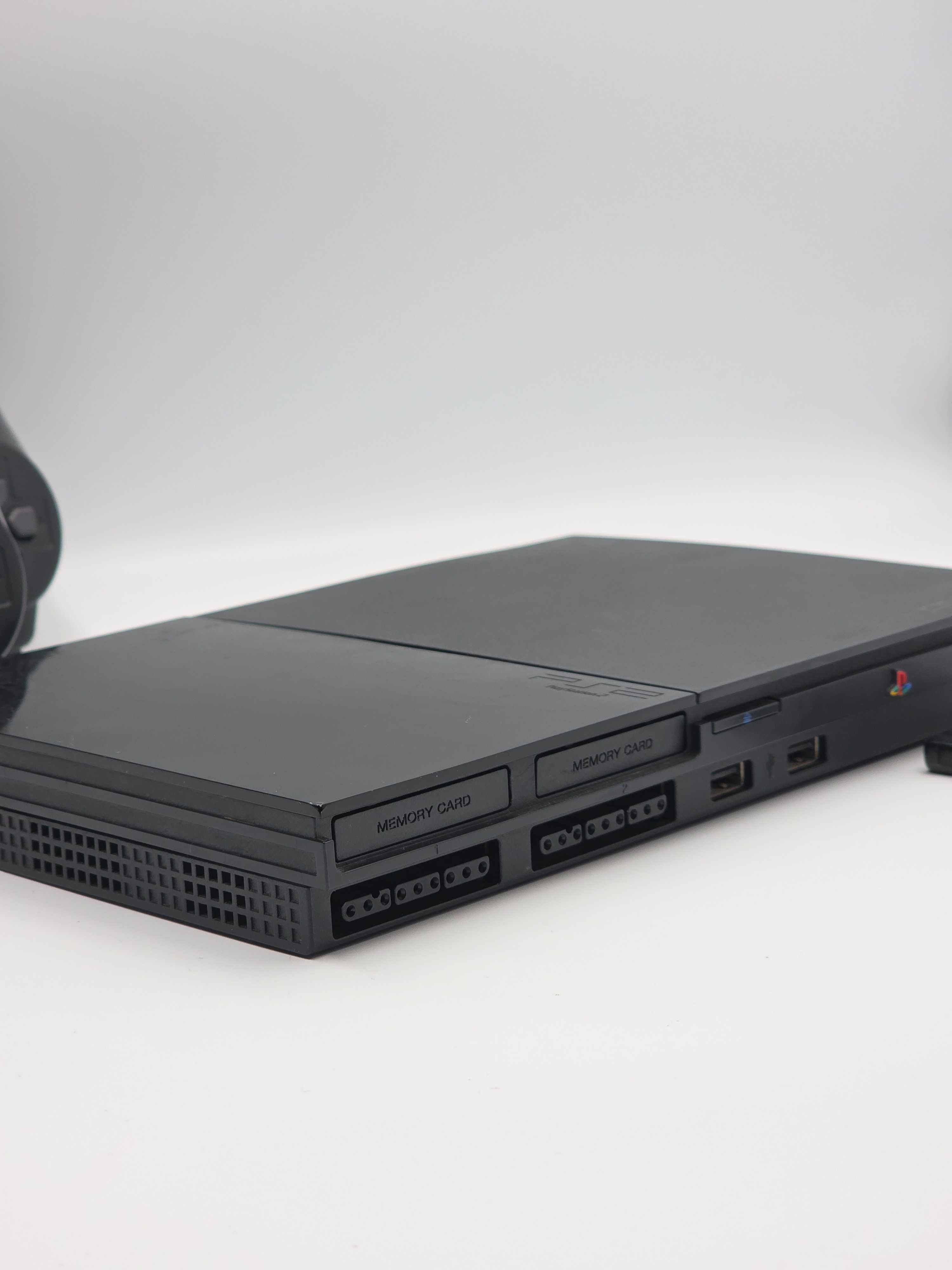 Sony PlayStation 2 Slim ZESTAW - GWARANCJA 6 miesięcy - WYSYŁKA