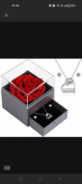 Komplet biżuterii w pięknym pudełku