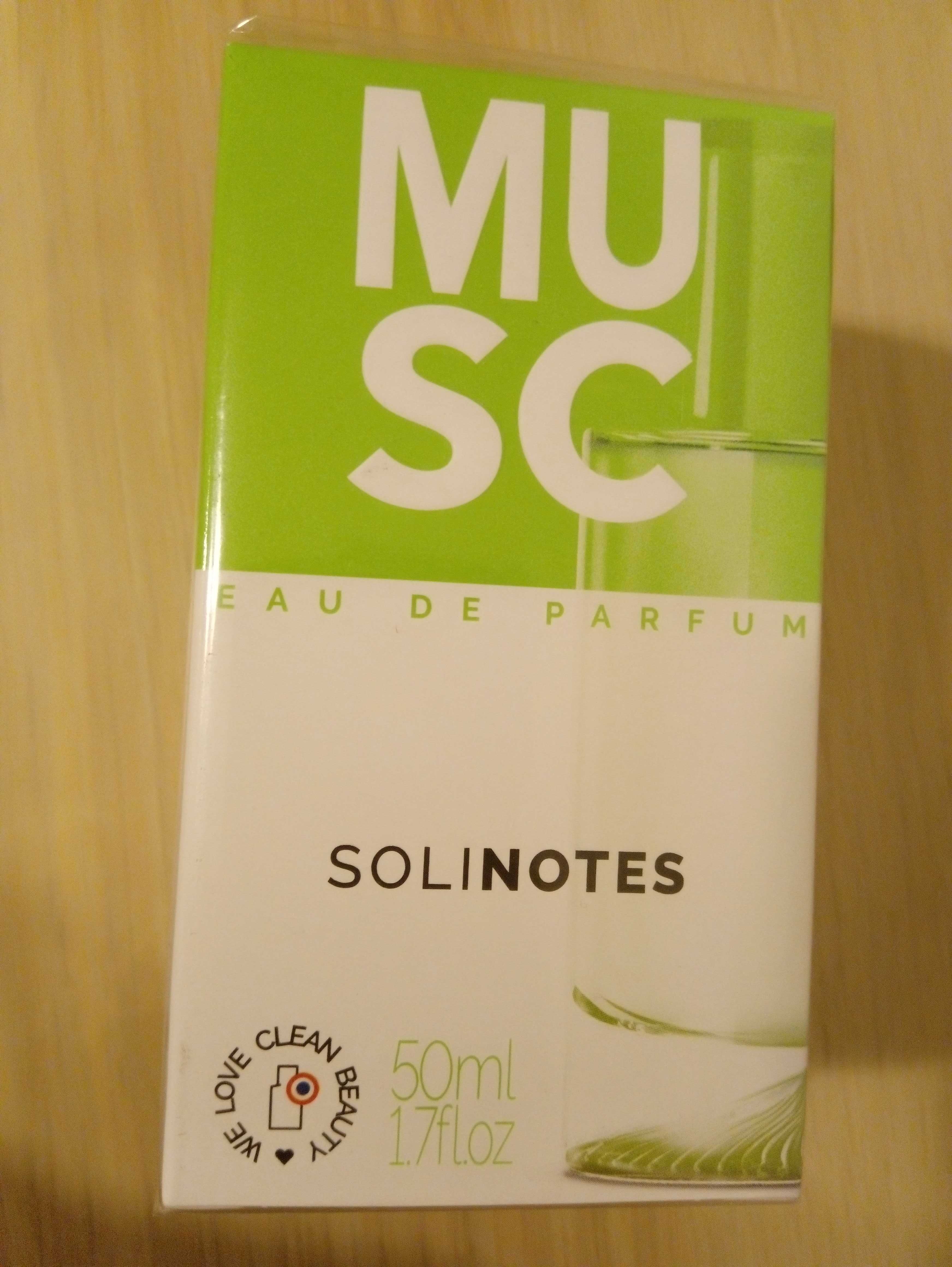 Francuska woda perfumowana Solinotes Musc 50 ml+gratis