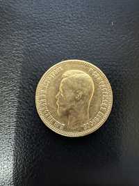 Золотая монета 10 рублей 1899 года