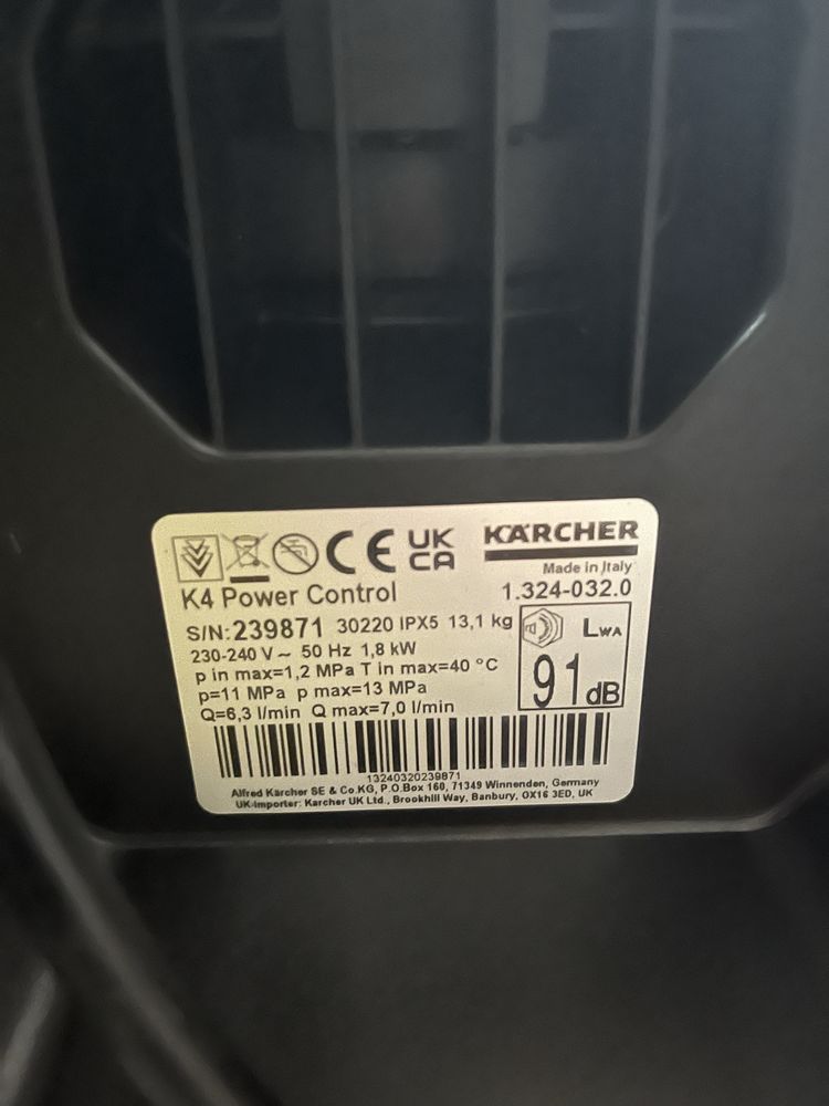Мийка karcher k4 power control
