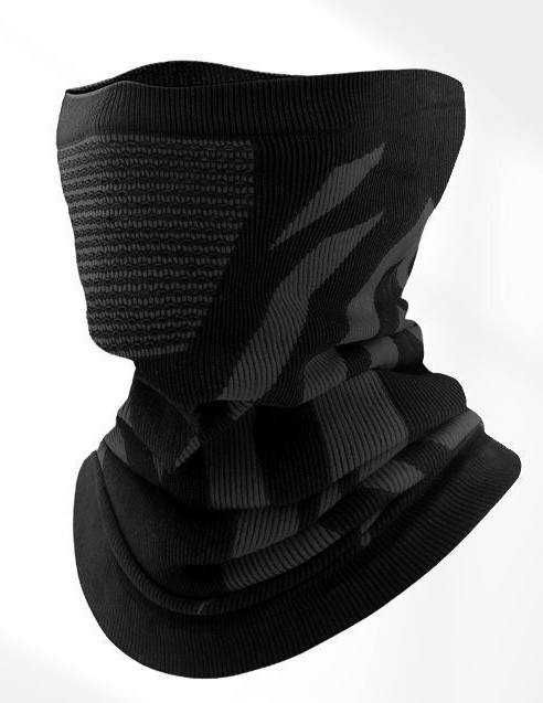 Снуд баф маска лижна чорна і рожева