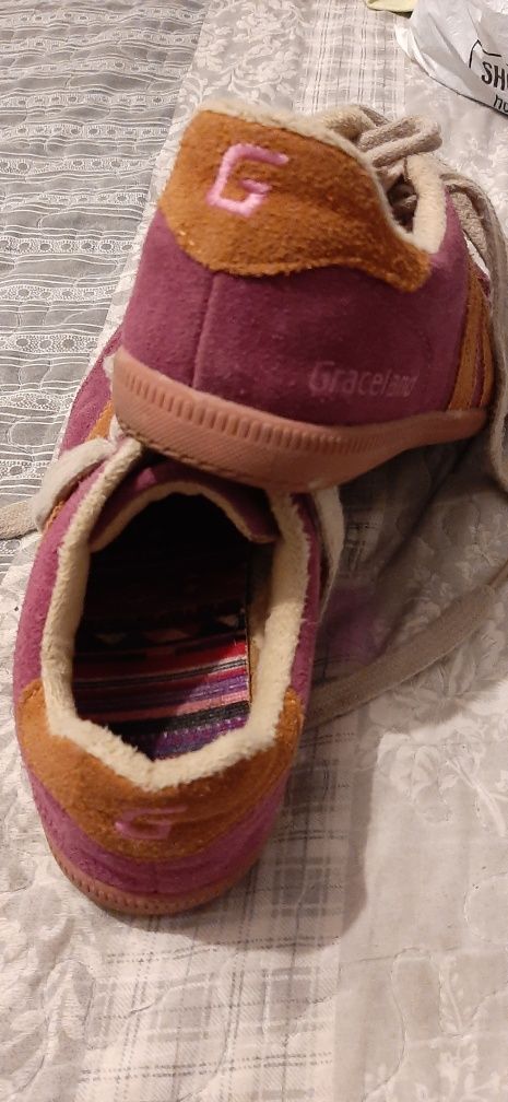 Buty dziecięce sportowe ze skóry  Graceland