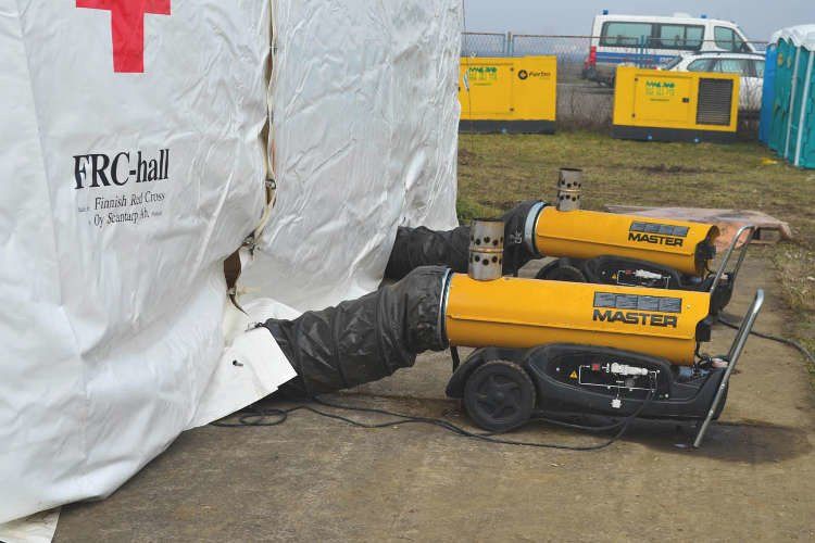 Nagrzewnica olejowa Master BV 110 E o mocy 34 kW