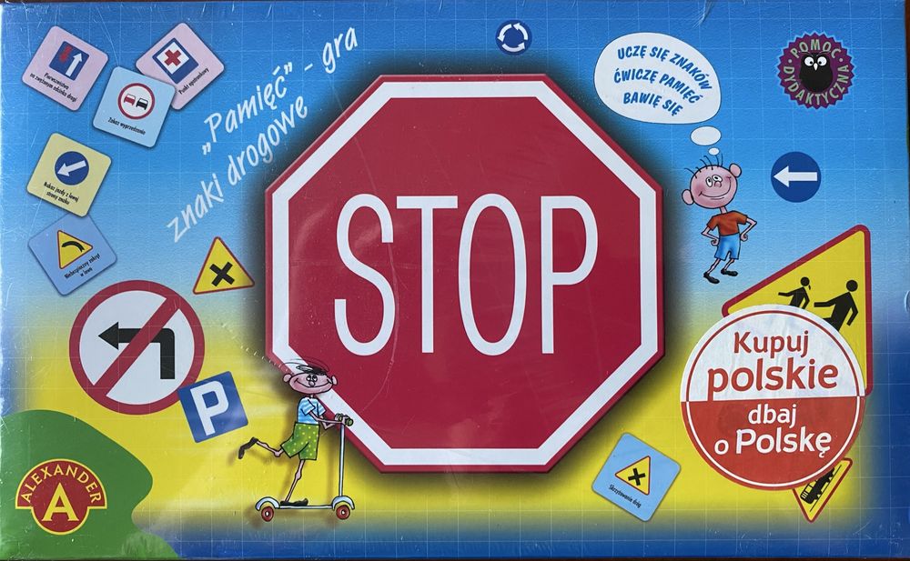 Pamięc Gra znaki Drogowe STOP Alexander Nowa