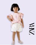Чарівна футболочка ZARA в рубчик 4, 5 років