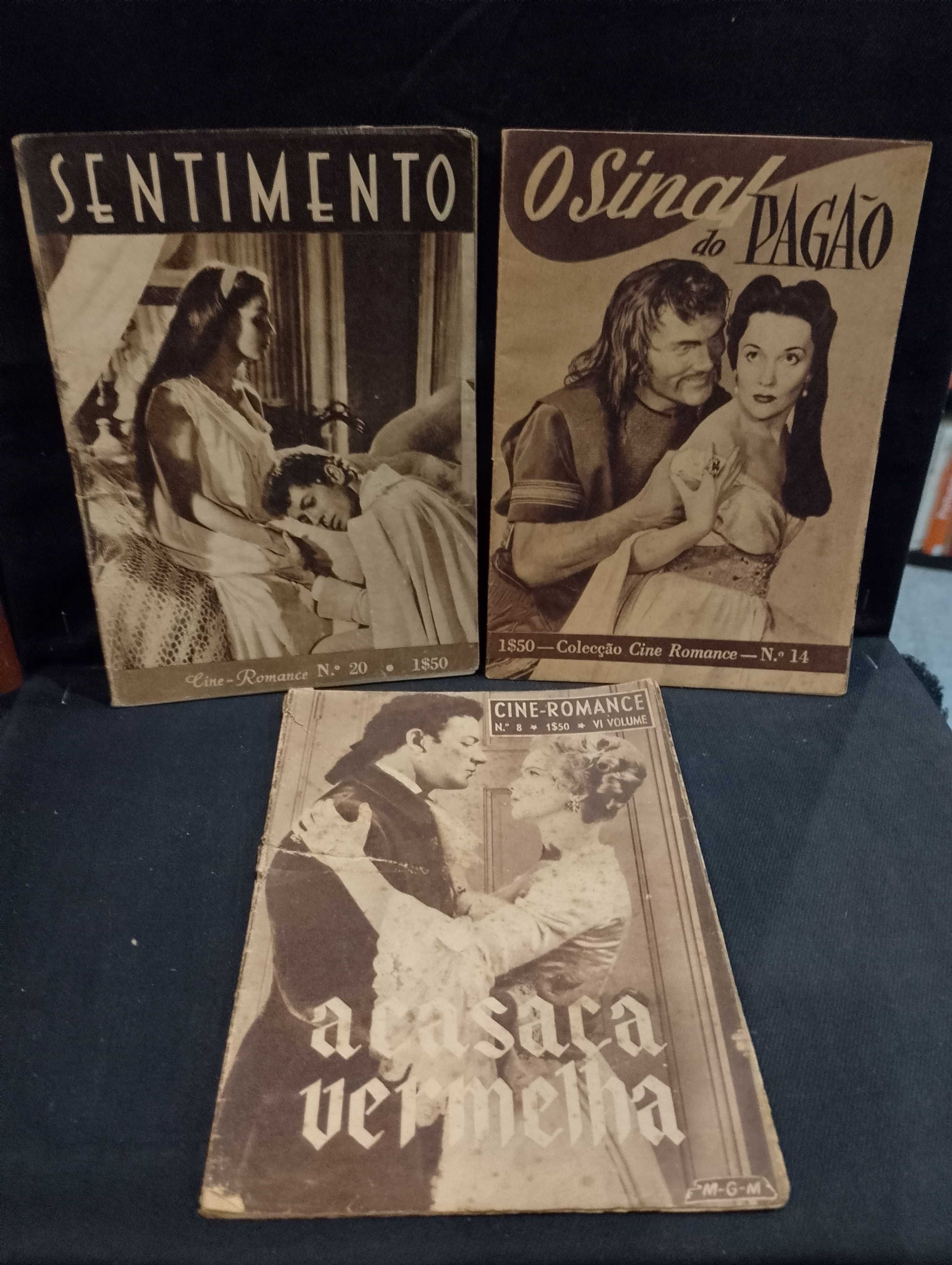 Colecção Cine Romance Nºs 8, 14 e 20